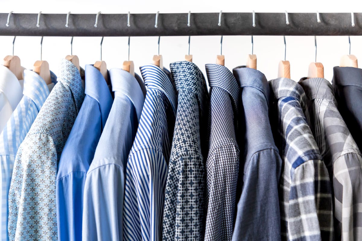 Dress Shirts Freshly Dry Cleaned on Hangers – Fremont Dry Cleaning Services for Business Clothing